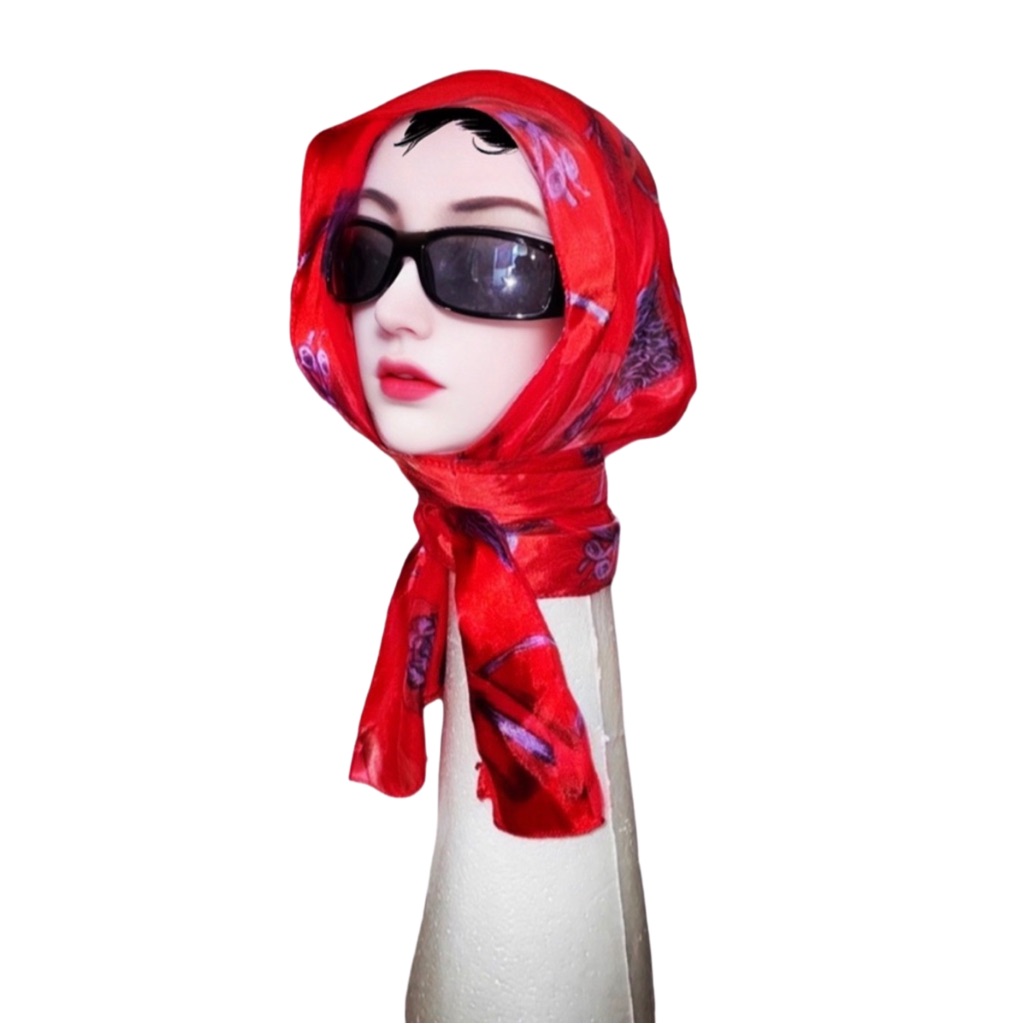 Red Vintage Scarf